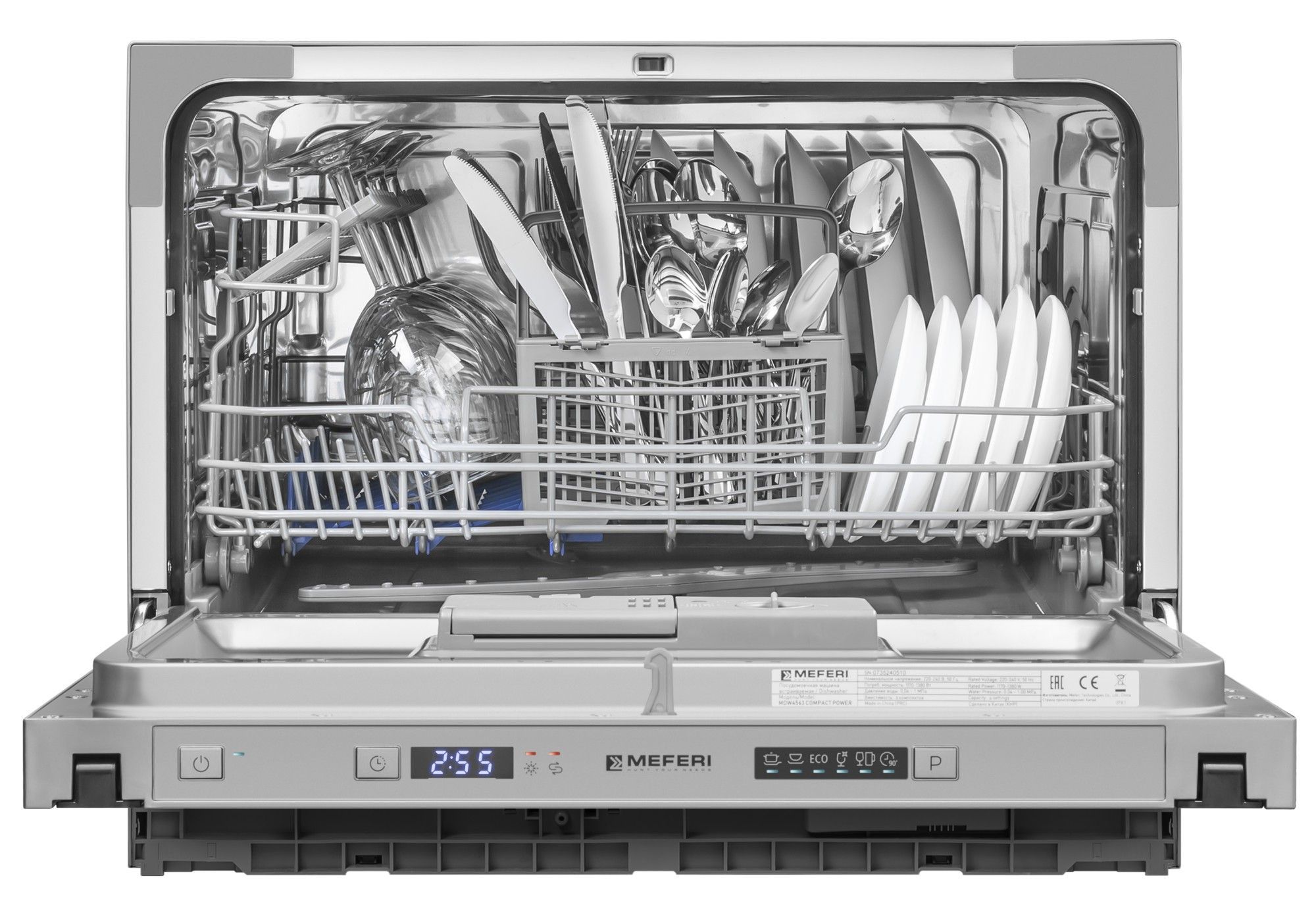 Посудомоечная машина встраиваемая Meferi MDW4563 COMPACT POWER