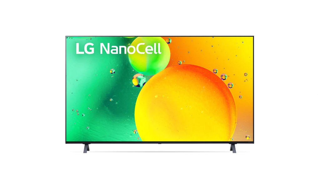 Телевизор LG 55NANO756QA черный