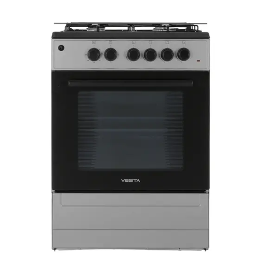 Плита комбинированная VESTA Valencia VGE 50 10-E, черный