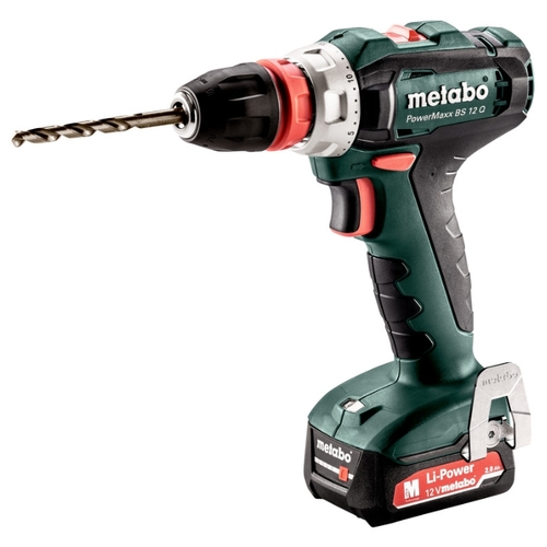 Дрель-шуруповерт Metabo PowerMaxx BS 12 Q 2.0Ач х2 кейс 601037500