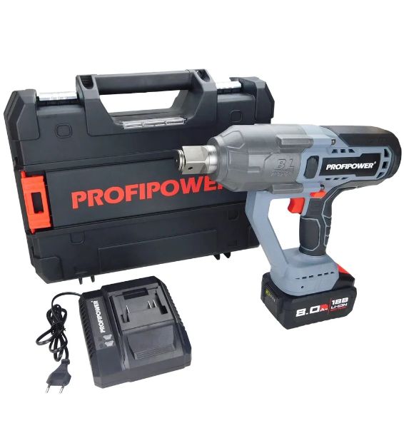Гайковерт аккумуляторный ударный ProfiPower T-2500N (кейс, с 1 АКБ и ЗУ)