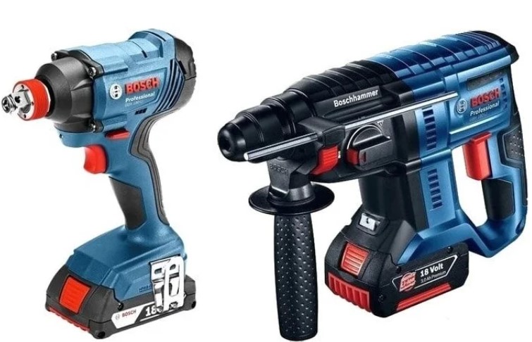 Перфоратор Bosch GBH 180-LI Professional (06019G5221) с 2-мя АКБ, кейс