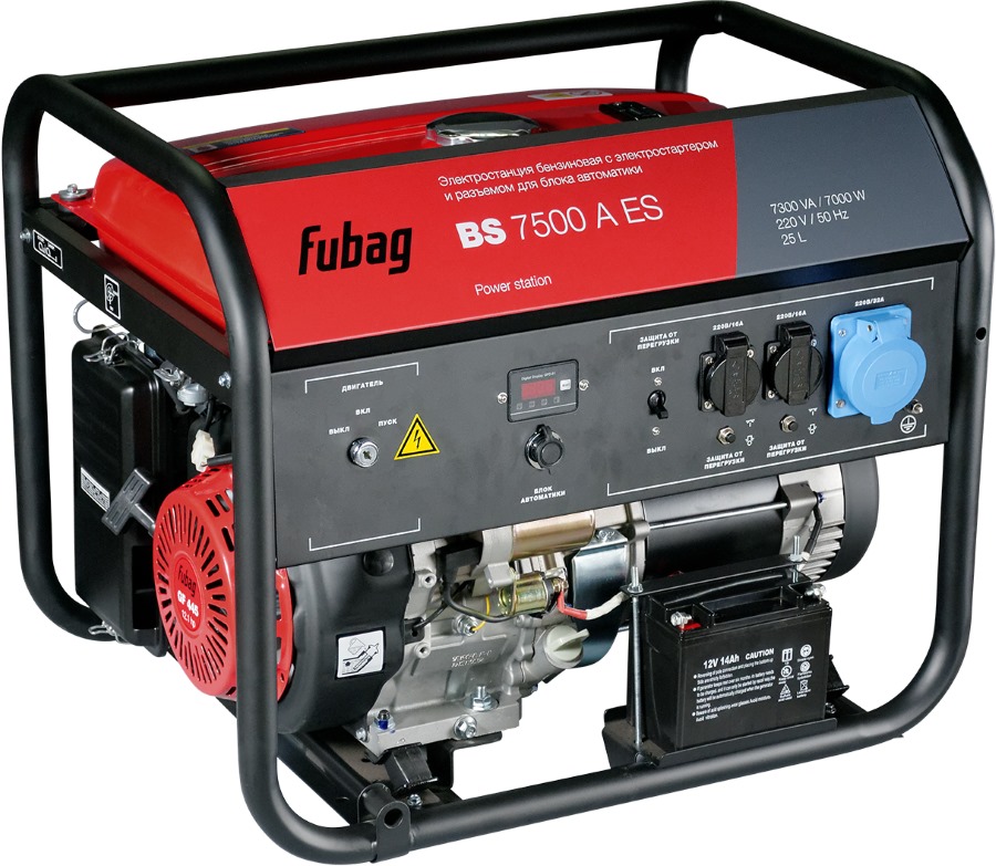 Генератор бензиновый Fubag BS 7500 A ES 361644
