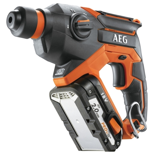 Перфоратор аккумуляторный AEG BBH 18CLI-202C 2.0Ач х2 кейс Li-Ion 18 В 1.5 Дж