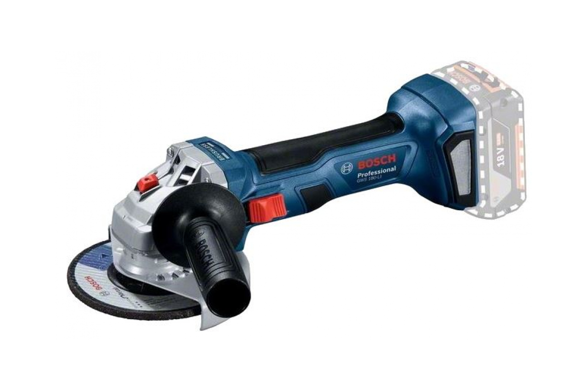 Угловая шлифмашина (болгарка) Bosch GWS 180-LI 0.601.9H9.020