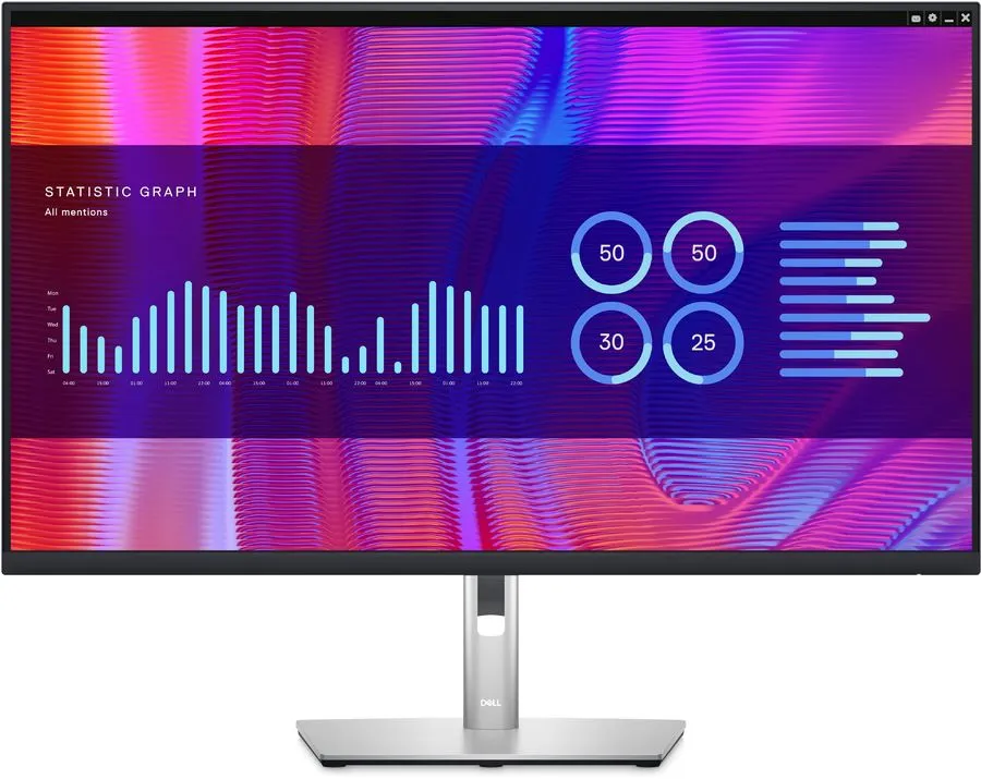 Монитор DELL P3223DE черный