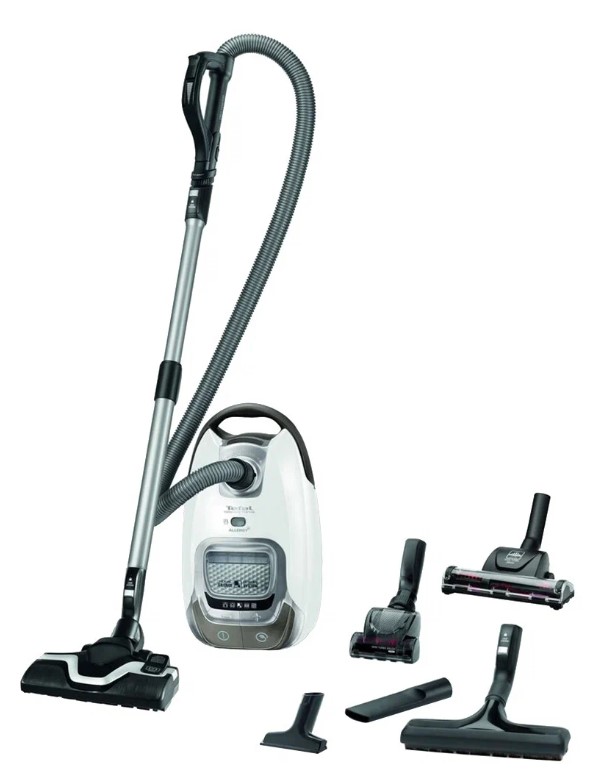 Пылесос Tefal Silence Force Allergy+ TW7487EA белый/черный