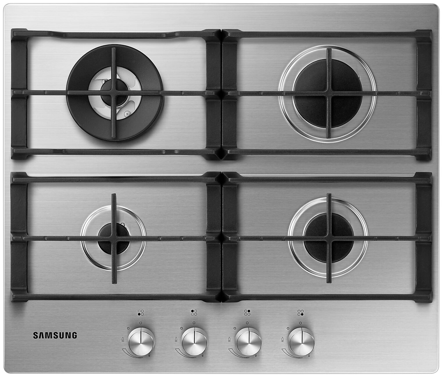 Варочная панель газовая Samsung NA64H3030AS/WT, серебристый