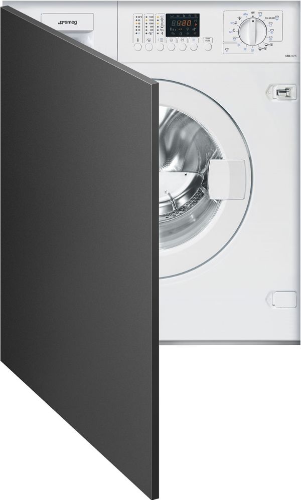 Стирально-сушильная машина встраиваемая Smeg LSIA147S, белый