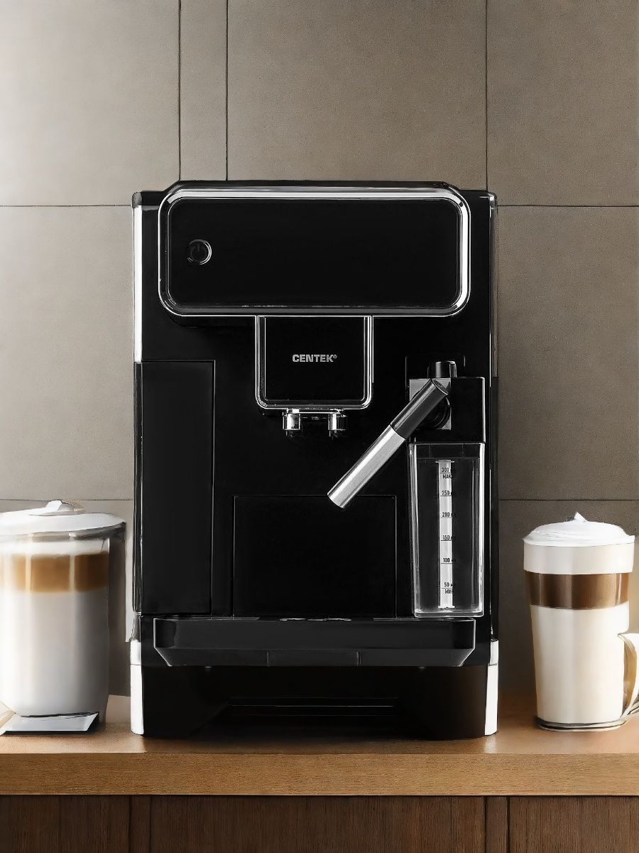 Кофемашина автоматическая CENTEK CT-1192, черный