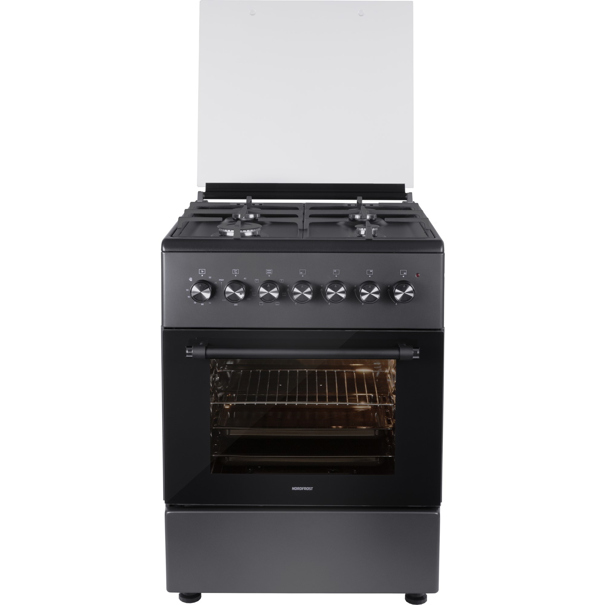 Плита комбинированная NORDFROST GE 6064 Gd графитовый