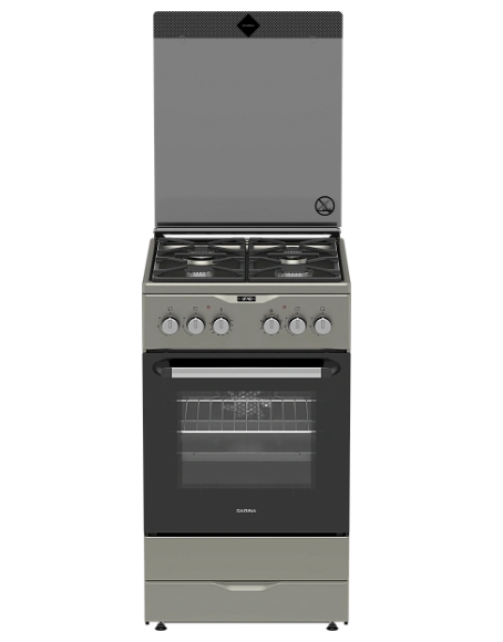Плита комбинированная Darina PL KM241 311 1X, нержавеющая сталь