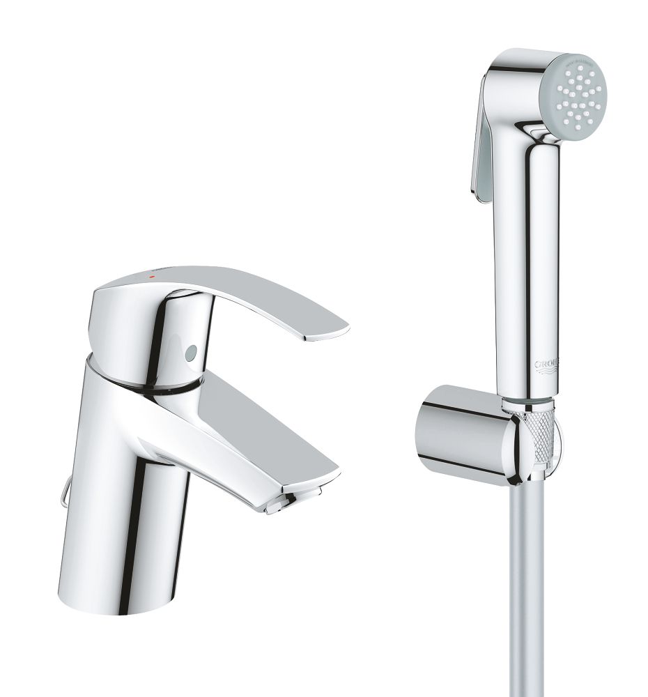Смеситель для раковины Grohe Eurosmart 23124002 (с гигиеническим душем)