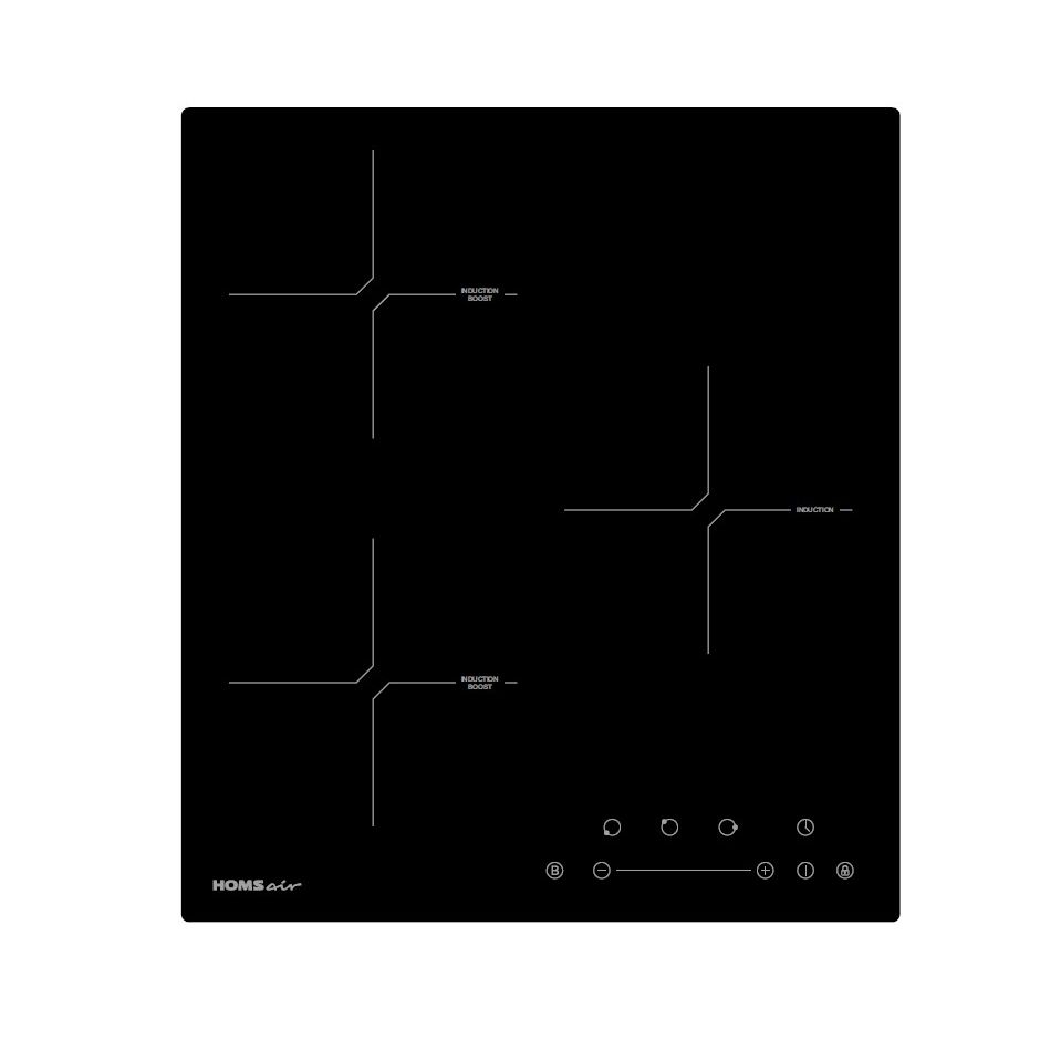 Варочная панель индукционная HOMSAIR HIY43BK