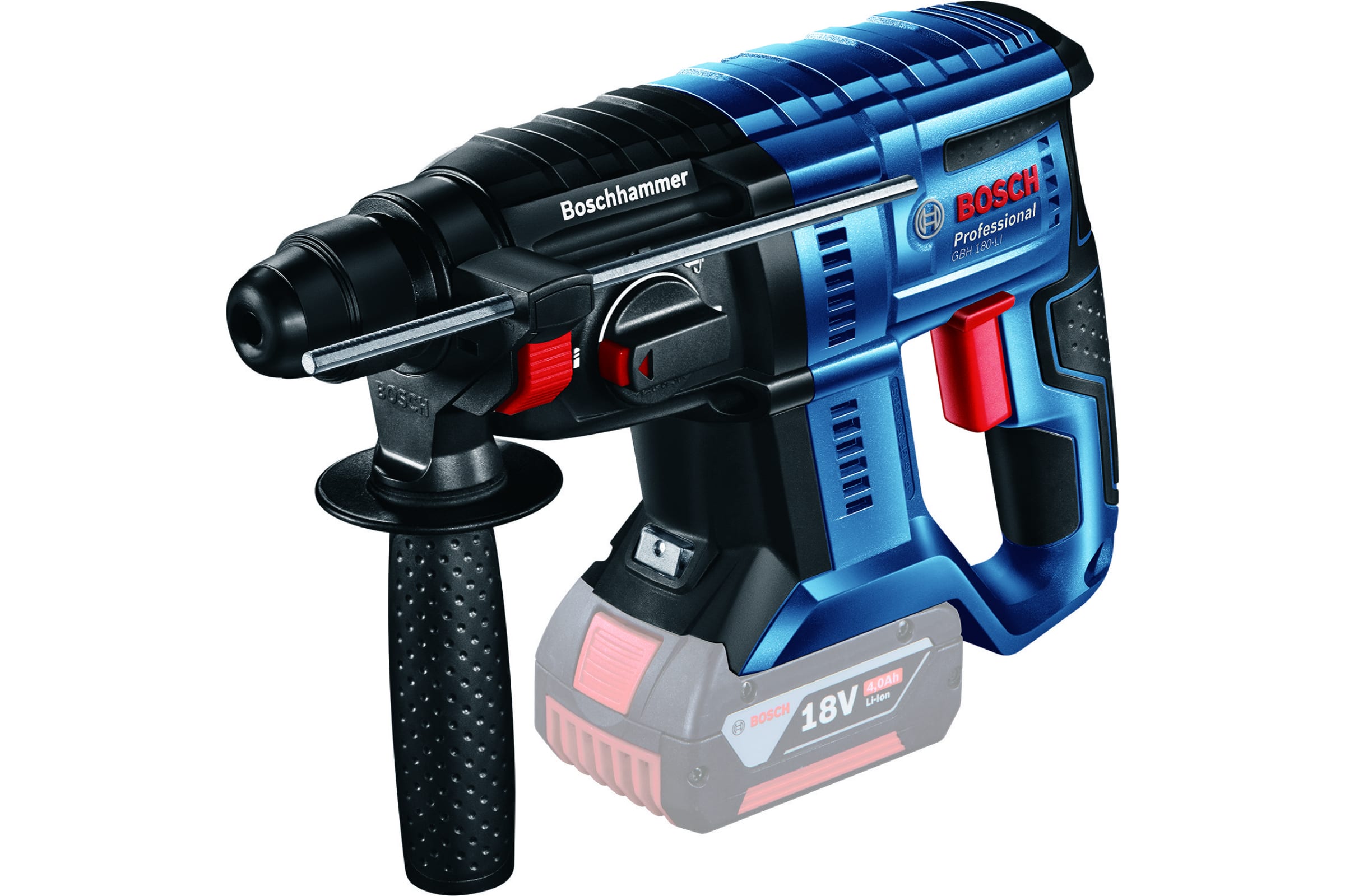 Перфоратор аккумуляторный BOSCH GBH 180-Li 0 коробка, без аккумулятора