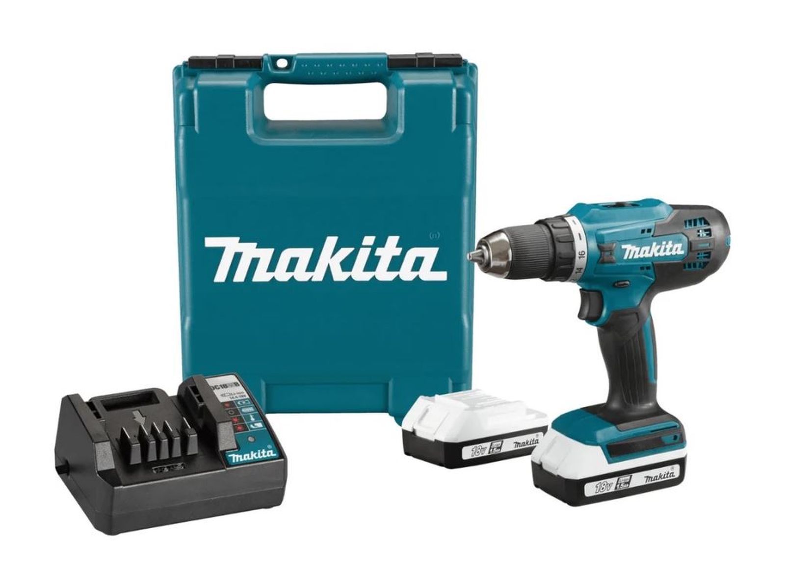 Дрель-шуруповерт Makita DF488D002 (кейс в комплекте)