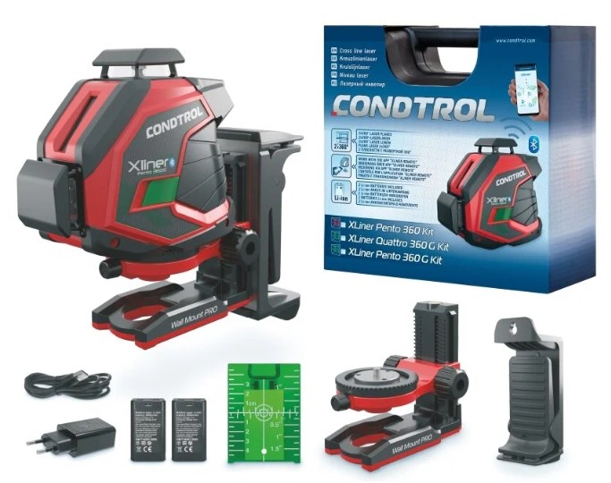Лазерный нивелир CONDTROL Xliner Pento 360G Kit 1-2-410