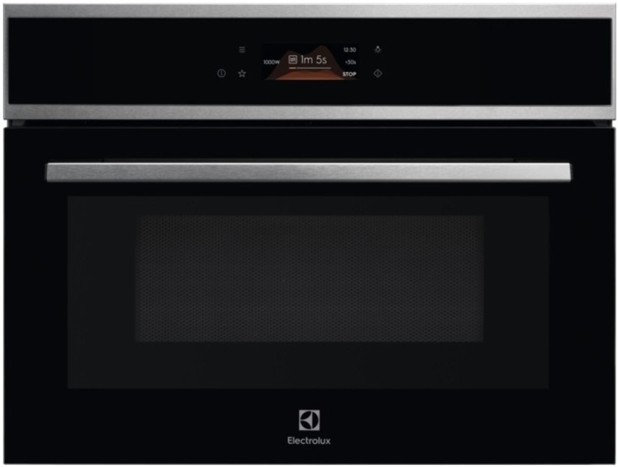 Микроволновая печь встраиваемая Electrolux EVM8E08X, черный