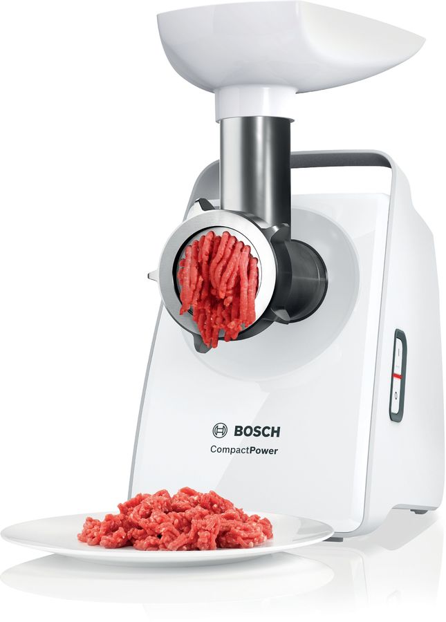 Мясорубка Bosch CompactPower 500W White MFW3910W белый