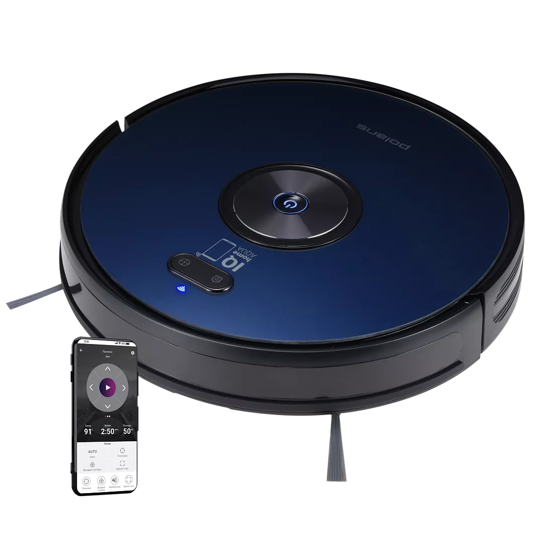 Робот-пылесос Polaris PVCR 3200 IQ Home Aqua, темно-синий