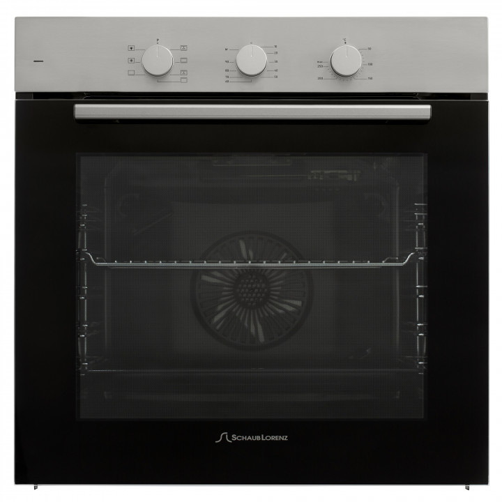 Духовой шкаф электрический Schaub Lorenz SLB EE6308, черный/нержавеющая сталь