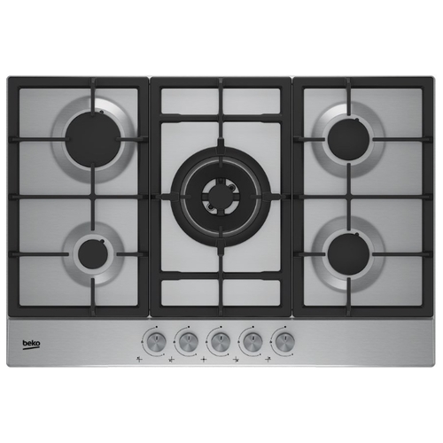Варочная панель газовая Beko HIAW75225SX, нержавеющая сталь