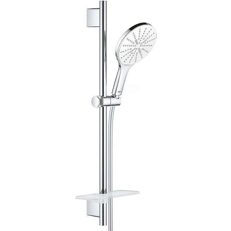 Душевая стойка Grohe Rainshower SmartActive 26594LS0, хром/белый