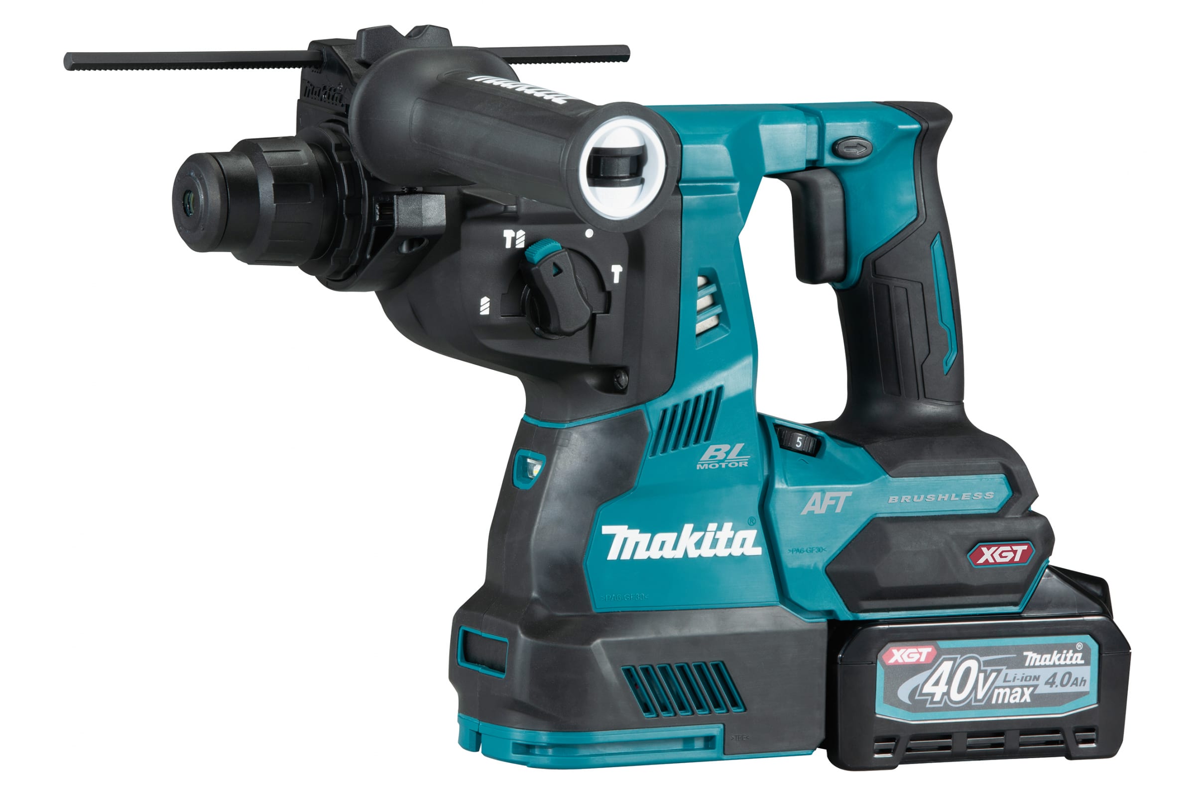 Перфоратор аккумуляторный Makita HR001GM201 Li-Ion 4.0 А·ч 40 В x2 кейс