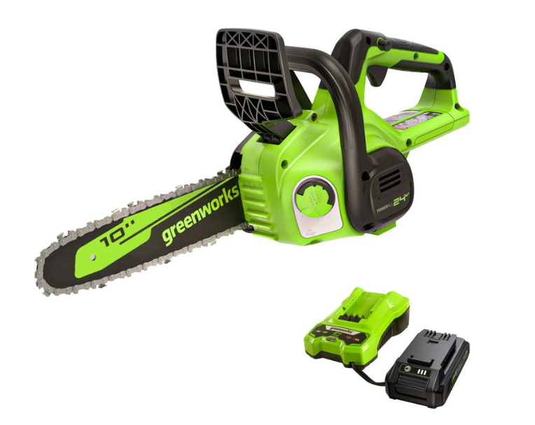 Пила цепная аккумуляторная GreenWorks G24CS25K4