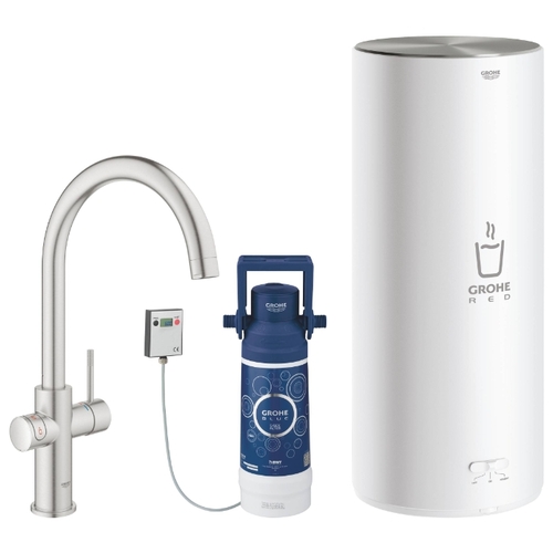 Смеситель для кухни (мойки) Grohe Red 30079DC1 однорычажный нерж.сталь