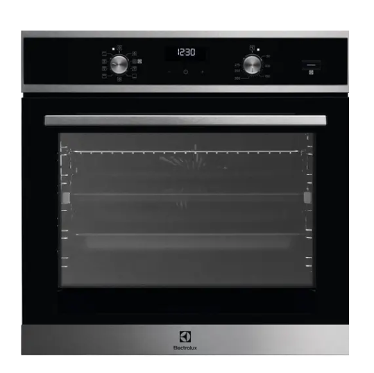 Духовой шкаф электрический Electrolux EOD5H70X, нержавеющая сталь/черный