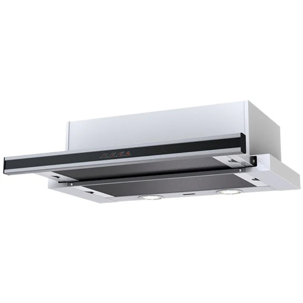 Вытяжка встраиваемая Krona Kamilla Sensor 600 Inox (2 мотора), нержавеющая сталь/черный