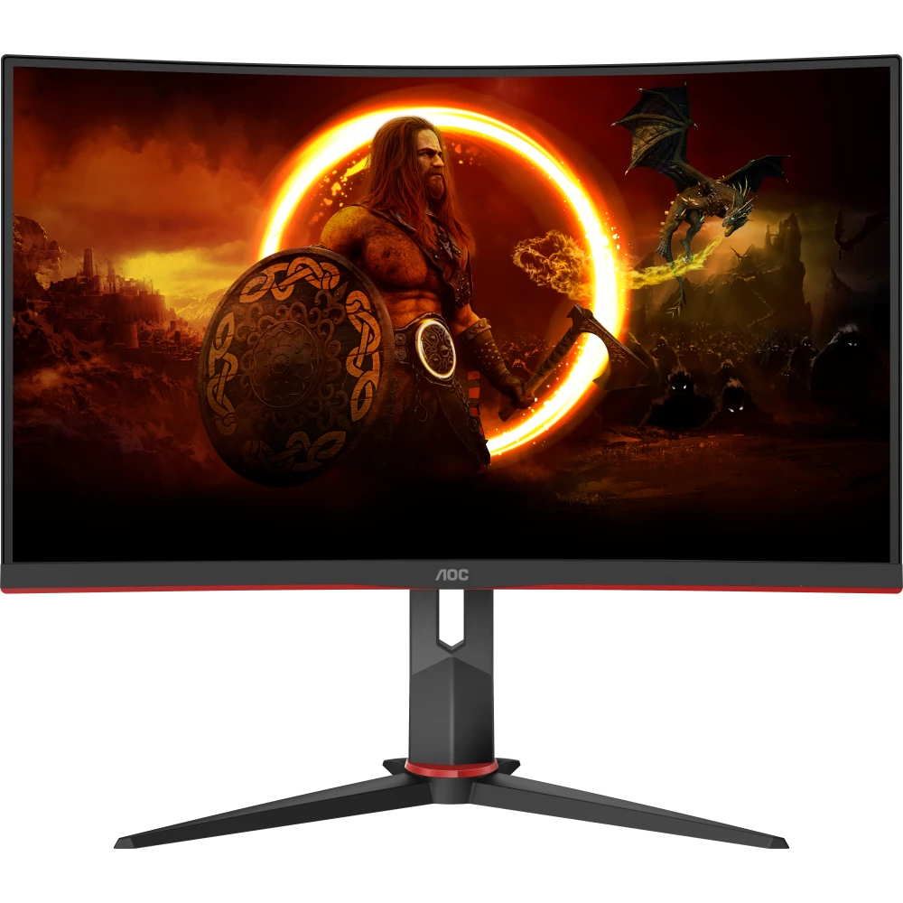Монитор AOC C27G2Z3/BK, черный/красный