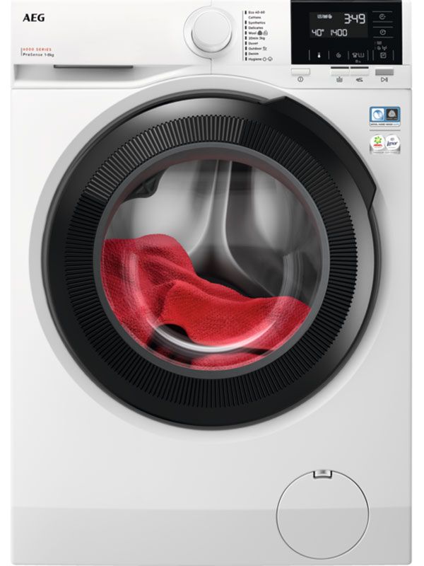 Стиральная машина AEG LFR61844BE, с английской панелью управления, белый