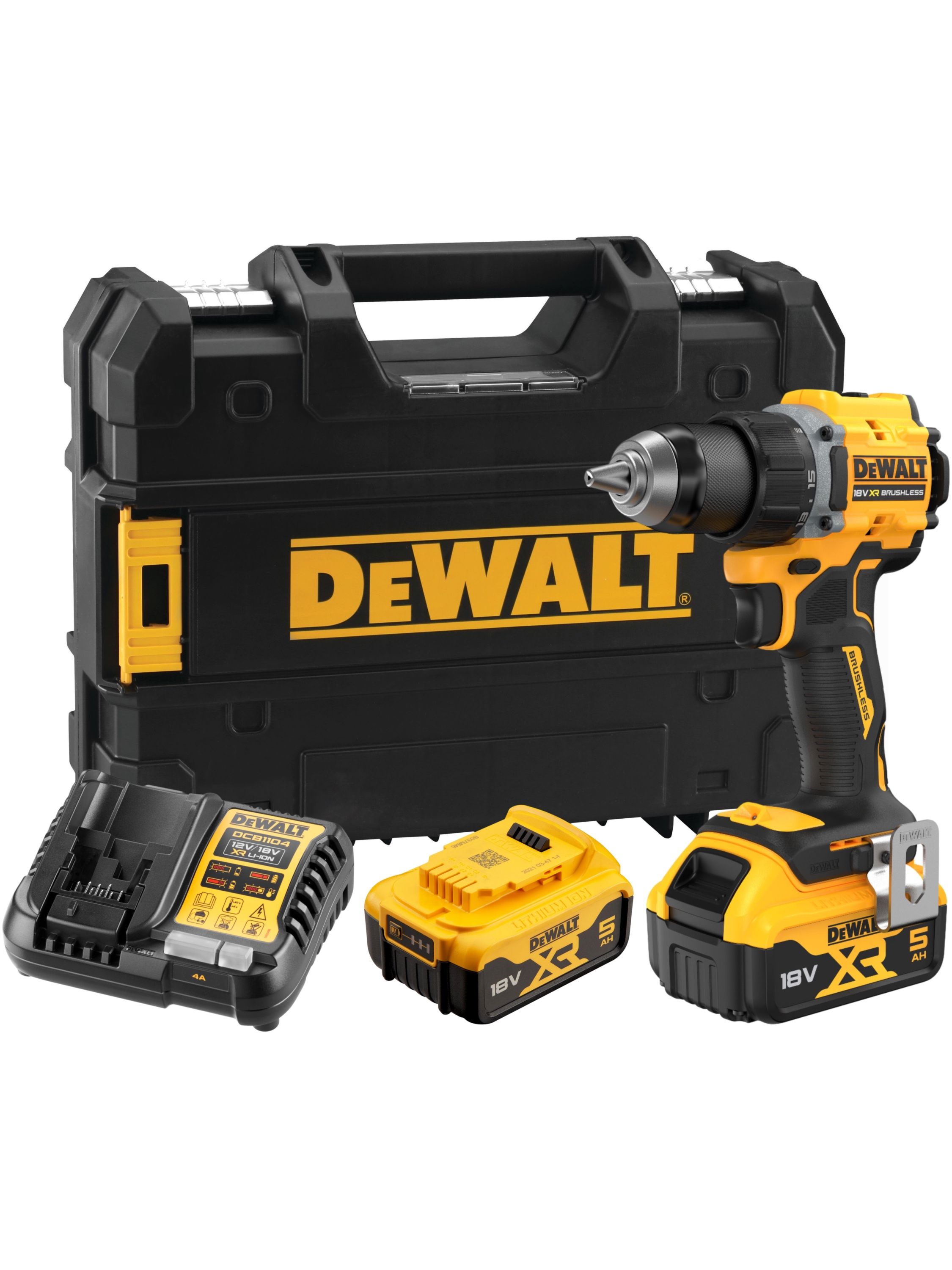 Шуруповерт аккумуляторный DeWalt DCD794P2T-QW (2 АКБ и ЗУ)