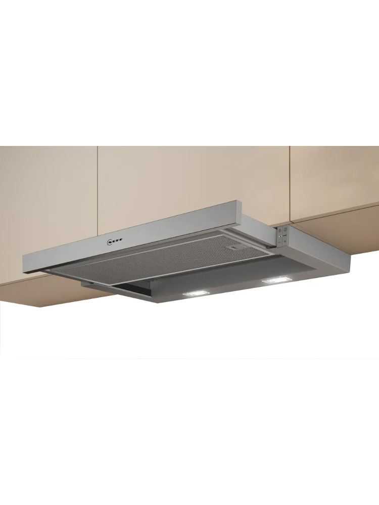 Вытяжка встраиваемая Neff D46ED52X1, серебристый металлик