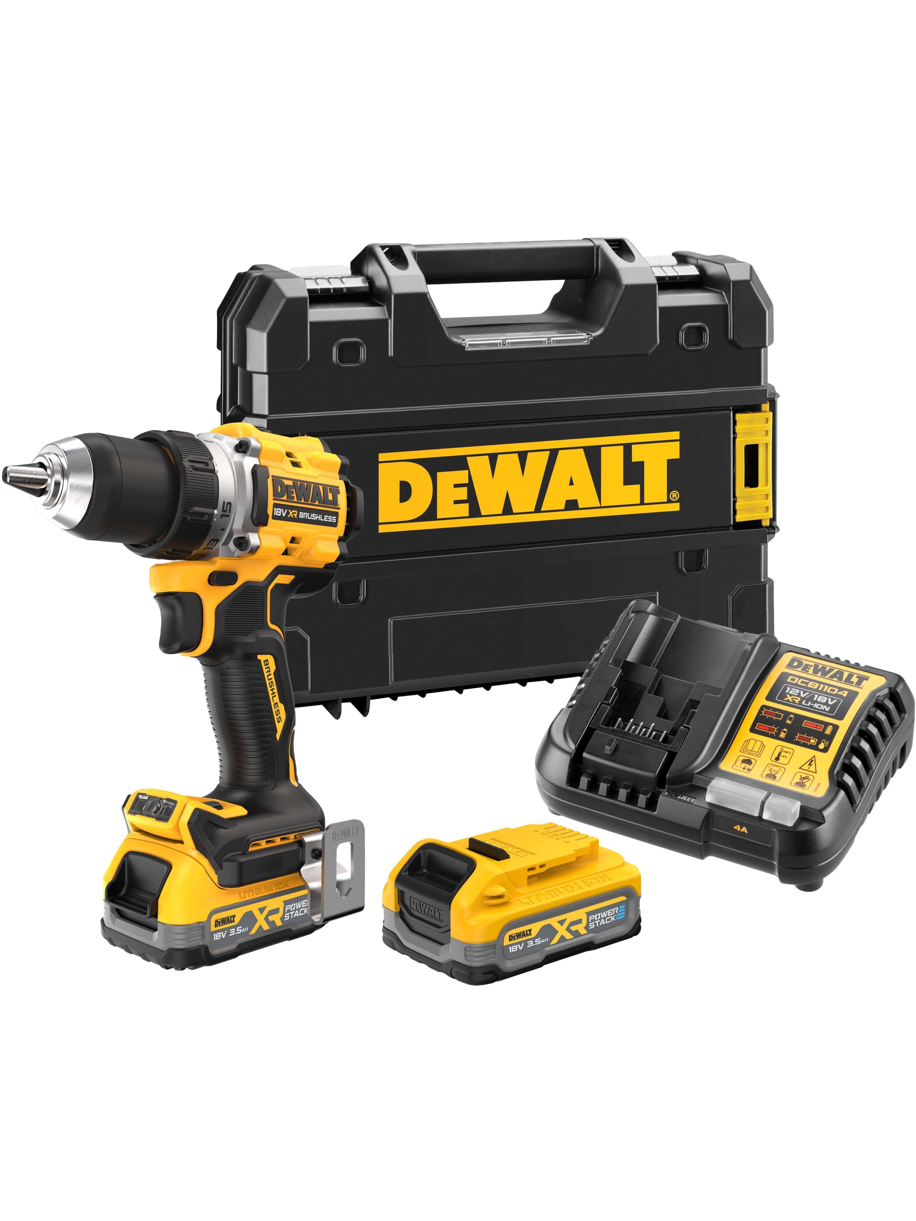 Шуруповерт аккумуляторный DeWalt DCD800S2T-QW (2 АКБ и ЗУ)