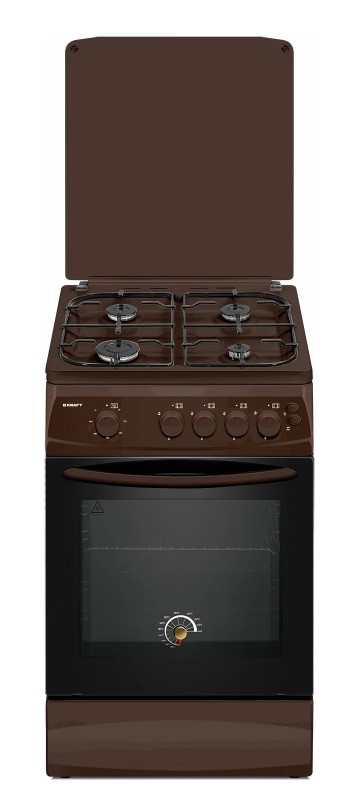 Плита газовая KRAFT KF-FSK5403AGBR белый