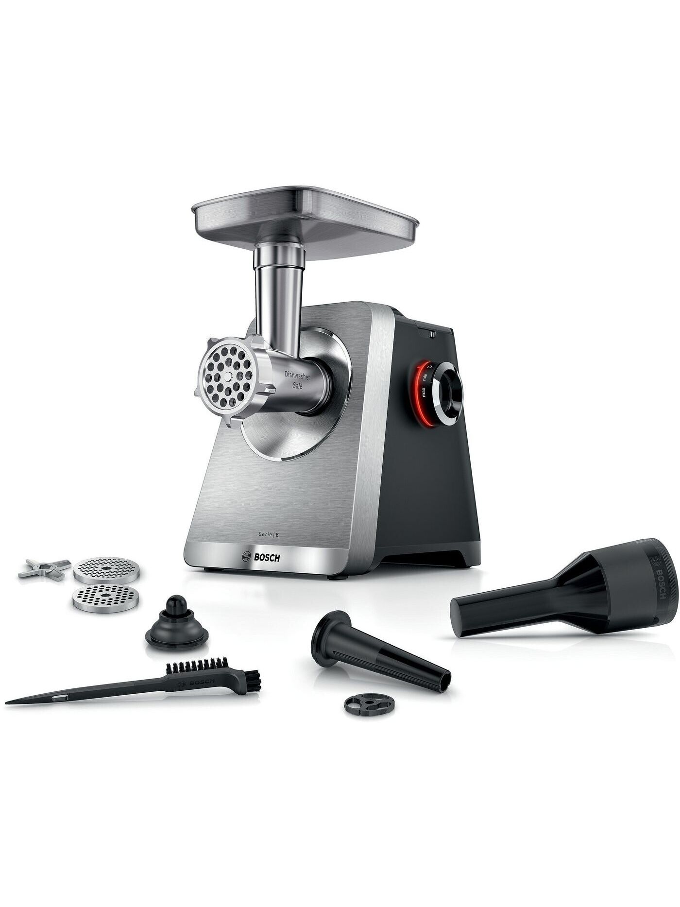 Мясорубка электрическая Bosch MFWS820M, черный