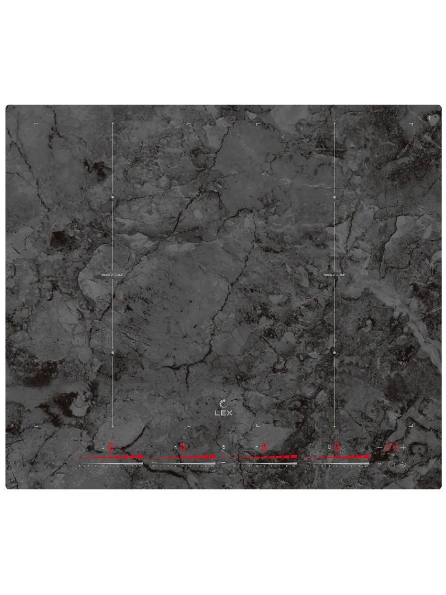 Варочная панель индукционная LEX EVI 640-1 F I DS, серый