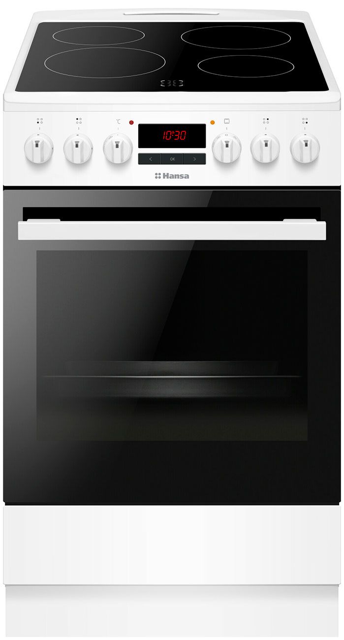 Плита электрическая Hansa FCCW58240H, белый