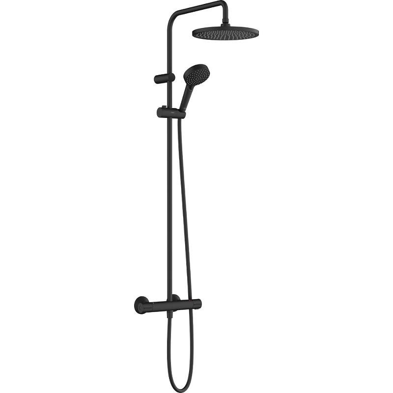 Душевая стойка Hansgrohe Vernis Blend Showerpipe 26426670, черный матовый