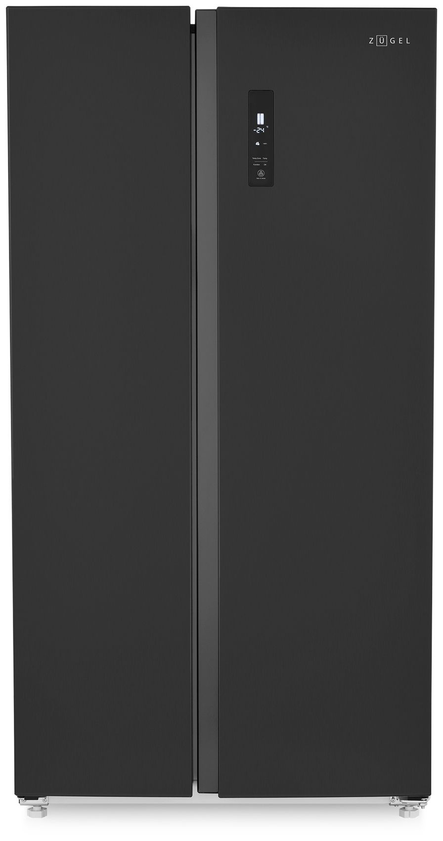 Холодильник Side-by-Side Zugel ZRSS630B, черный