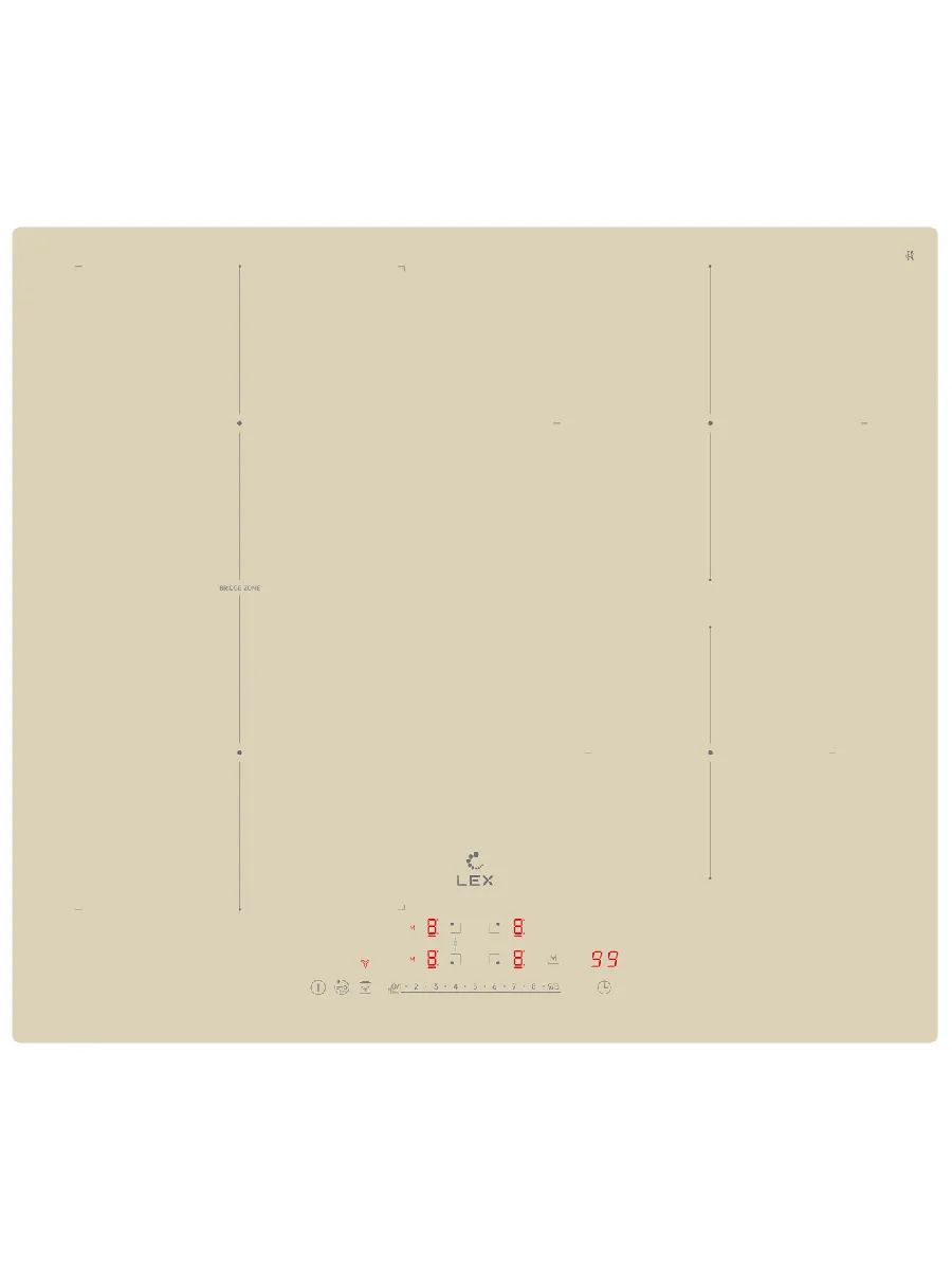 Варочная панель индукционная LEX EVI 641A I IV