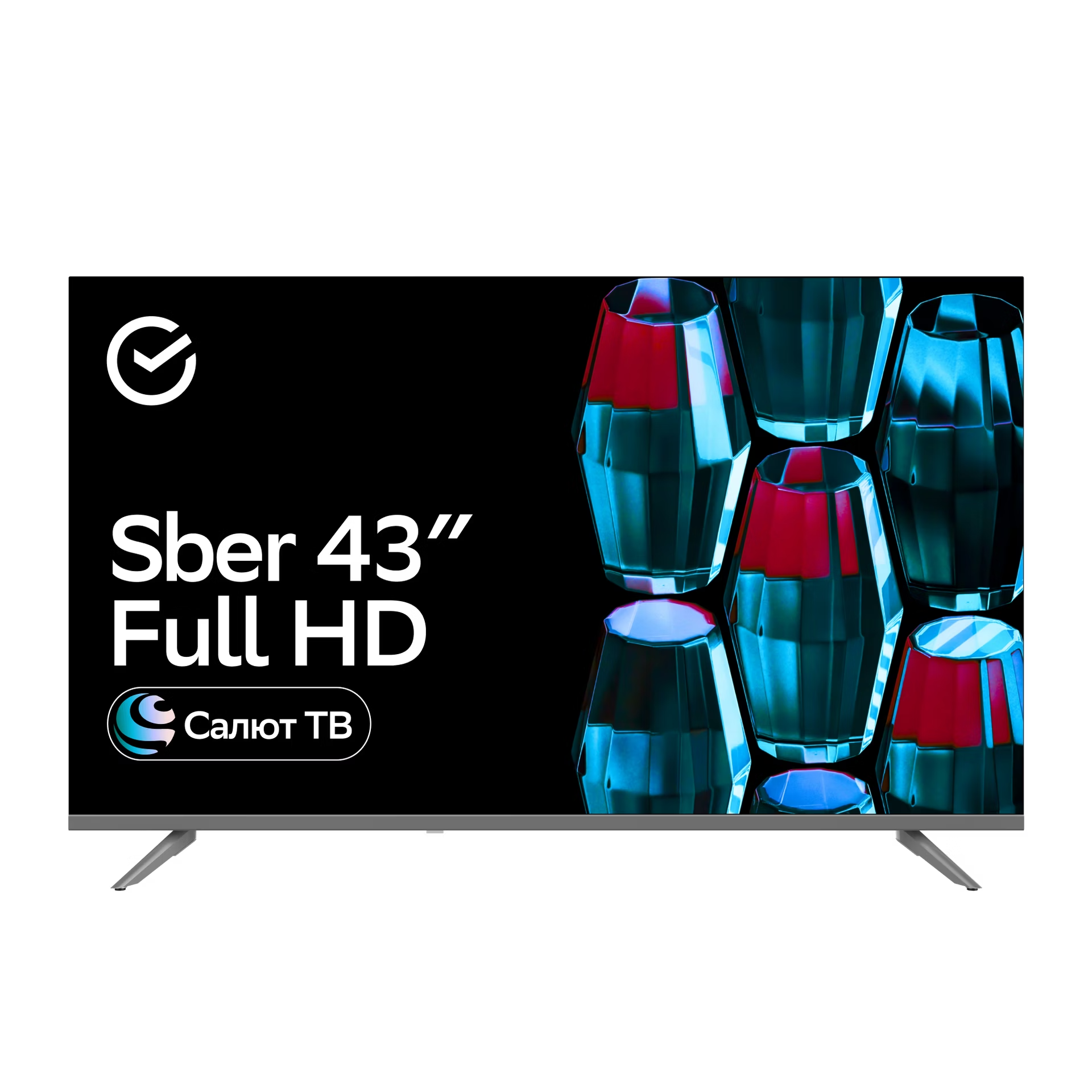 Телевизор Sber SDX-43F2014, серебристый