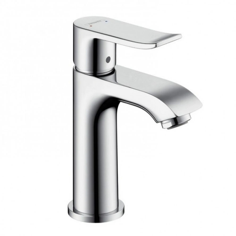 Смеситель для раковины Hansgrohe Metris 100 31186000 (без донного клапана), хром