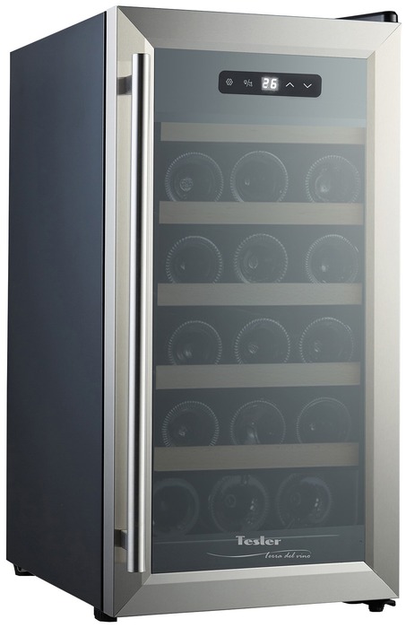 Винный шкаф Tesler WCV-182, черный