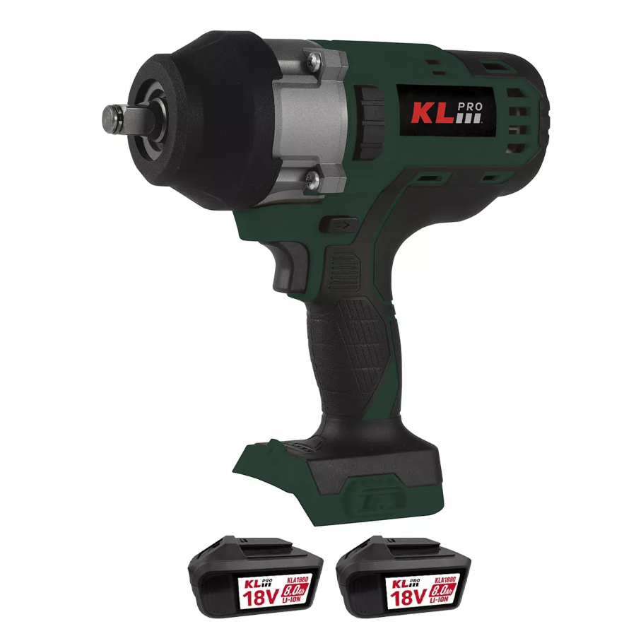 Гайковерт аккумуляторный ударный KLPRO KLSS18BHX-80 (кейс, с 2 АКБ и ЗУ)