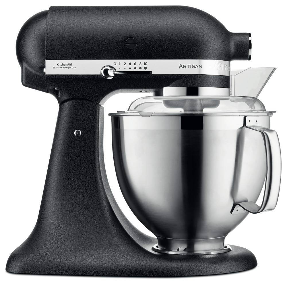 Миксер планетарный KitchenAid 5KSM185PSEBK, черный/серебристый