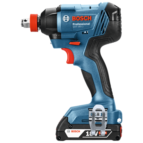 Гайковерт BOSCH GDX 180-LI 3.0Ач х2 кейс комплект1